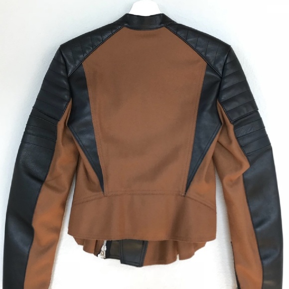 3.1 Philip Lim real leather n wool moto … - Picture 3 of 4
